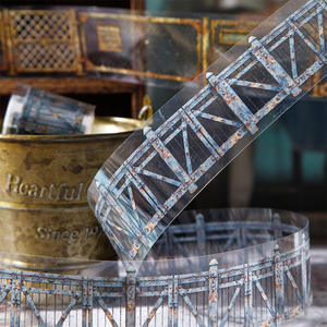 Cinta Decorativa PET con Diseño de Valla Rústica Vintage para Cuadernos Hechos a Mano y Decoración de Collage - Product Image 4