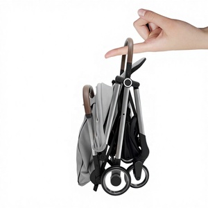 Cochecito de Bebé Plegable de Aluminio, Reclinable con un Toque, Ligero para Viajes, Certificado CE, Directo de Fábrica - Product Image 1