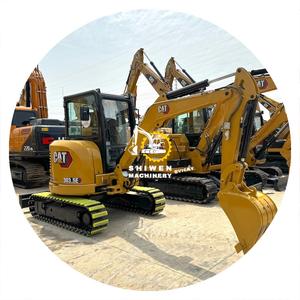 Pista de goma Caterpillar 303 CR excavadora, CAT 303.5E 303.5C 303C 304C usado CAT 3ton mini excavadora 303.5E CR precio bajo en venta - Product Image 1