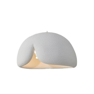 Lustre de salle à manger moderne minimaliste de style Wabi-Sabi français, luminaire suspendu artisanal de designer pour chambre à coucher, éclairage de salon - Product Image 5