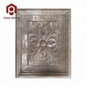 Panel de pared de mármol beige tallado CNC 3D moderno Nuevo diseño para Villa Iglesia Hotel decoración interior ladrillo refractario para diseño de interiores - Product Image 5
