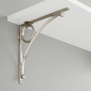 Custom Single Tier Metal Wall Bracket Handmade Design Eco-Friendly Perfect for Rustic Farmhouse Kitchen <b>Shelves</b> Modern Interiors - Product Image 1