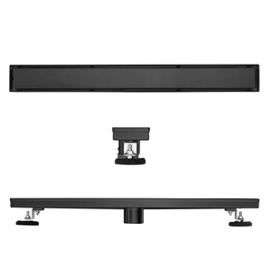 ตะแกรงระบายน้ำพื้นห้องน้ำสแตนเลส 304 ขนาด 24 นิ้ว ยี่ห้อ <span class=keywords><strong>Neodrain</strong></span> รุ่นยอดนิยม แบบเส้นตรง พร้อมขอบปิด ดีไซน์ทันสมัย - Product Image 4