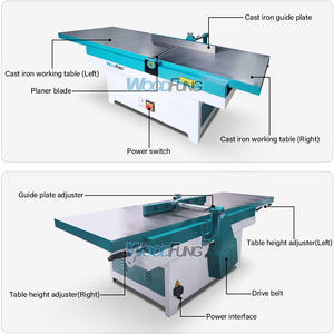 MB508 Machine à <span class=keywords><strong>bois</strong></span>, Raboteuse-ponceuse double face <span class=keywords><strong>pour</strong></span> le <span class=keywords><strong>bois</strong></span>, Machine à raboter l'épaisseur <span class=keywords><strong>pour</strong></span> <span class=keywords><strong>coffrage</strong></span> de construction - Product Image 6