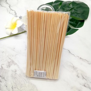 Nouvelles idées Pailles jetables en bambou naturel biodégradables pour boissons, accessoires en riz et blé, échantillon gratuit YOUNIS 4*210mm - Product Image 4