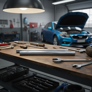 Juego de barras de extensión FG 181RE S2 para herramientas de reparación de automóviles, 181 mm de longitud, acabado cromado metálico - Product Image 3