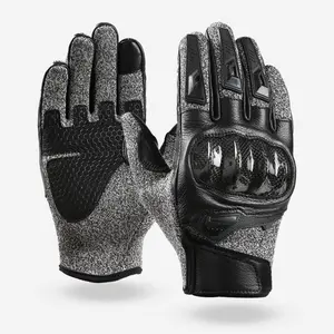 Level 5 Cut Resistant Full Finger Motor Bike Safety Touch Screen Racing Riding Gloves Motorcycle Gant Protection Moto