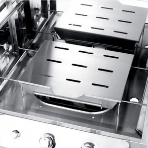 طبقات مزدوجة الفولاذ المقاوم للصدأ فرن اللحم المدخن الشواء المدخن مجلس الوزراء نوع الوقوف مع أدوات المائدة المعدنية المدخن اللحوم أواني الطعام - Product Image 5