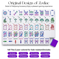 Tuiles de Mahjong en Acrylique Minimalistes de Luxe, Ensemble Gracie 4 Couches, Emballage Boîte Carton, Origine Hangzhou, Jeu de Cartes d'Échecs et de Divertissement