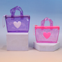 Porte-monnaie étanche en gelée de couleur unie, mini sac à main organisateur, cadeau girly, étui pour écouteurs, vente en gros