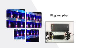 Mini COB LED Display P1.2 P1.5 P1.8 P2 Marchandises Étagère LED Affichage Numérique LED Signe pour Supermarché Étagère Publicité - Product Image 4