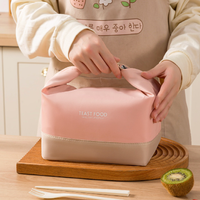 Isolierte Lunchbox-Tragetasche, einlagige Bento-Tasche mit tragbarer Kälteisolierung für Reis und Mittagessen.