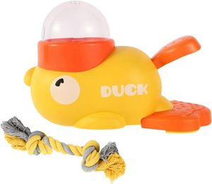 New <b>Dog</b> <b>Puzzle</b> <b>Feeder</b> Interactive Pet Food Treat Dispenser Cartoon Duck Design Pet Snack <b>Feeder</b> <b>Dog</b> Training Mental Enrichment - Product Image 1