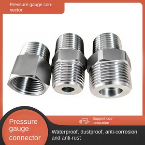 Thép không gỉ 304/316 đo áp suất Adapter với bên trong và bên ngoài dây 304/316 Adapter <span class=keywords><strong>Reducer</strong></span> cụ bộ phận & phụ kiện - Product Image 2