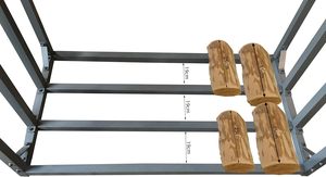 Support à <span class=keywords><strong>bois</strong></span> <span class=keywords><strong>de</strong></span> <span class=keywords><strong>chauffage</strong></span> en métal très populaire 130 x 70 x 185 cm, abri <span class=keywords><strong>de</strong></span> jardin <span class=keywords><strong>pour</strong></span> <span class=keywords><strong>bois</strong></span> <span class=keywords><strong>de</strong></span> <span class=keywords><strong>chauffage</strong></span>, aide au rangement et à l'empilage extérieur <span class=keywords><strong>pour</strong></span> le stockage du <span class=keywords><strong>bois</strong></span> - Product Image 4