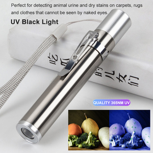 ไฟฉาย UV สีดำ365nm แสงอัลตราไวโอเลต LED สีดำไฟฉายเครื่องตรวจจับแสงสีดำแมงป่องเตียงแมลงเรซิ่นรักษาคราบสัตว์เลี้ยงสุนัขปัสสาวะ - Product Image 5