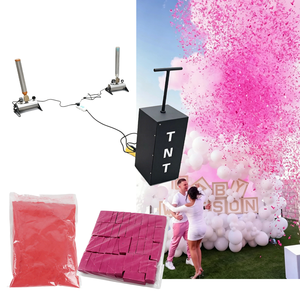 FX Supplies – Machine de révélation du sexe (garçon ou fille) pour événements de mariage, baby shower, et bombes fumigènes en poudre pour fête de révélation du sexe du bébé - Product Image 1