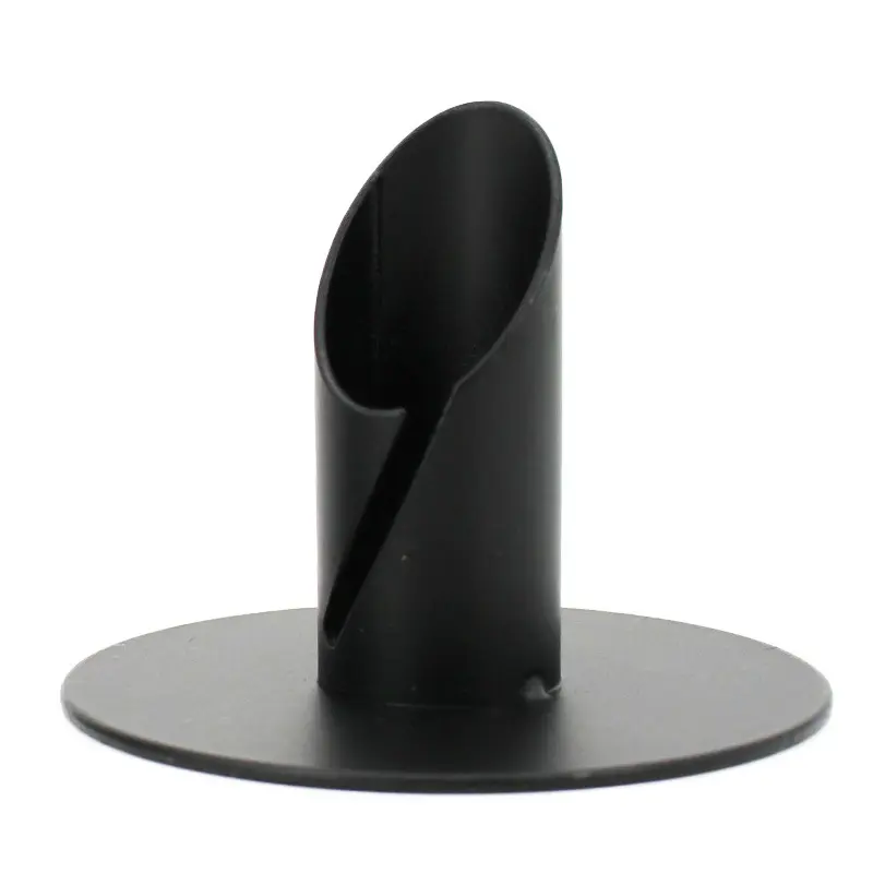 Black Metal Taper Pillar Candle Holder Votiva Tealight Castiçais titulares stand Mesa Centerpieces para Home Igreja Decoração