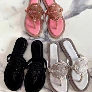 Sandalias Planas de Lujo con Pedrería para Mujer 2026, Parte Superior de Gamuza Transpirable, Chanclas de Playa, Zapatos Casuales de Verano para Exteriores para Damas - Product Image 6
