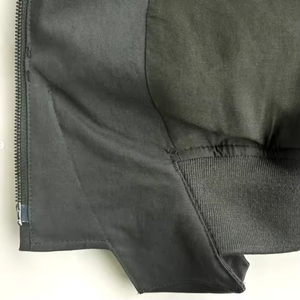 Giacca Cargo da <span class=keywords><strong>Uomo</strong></span> Nuovo Design con Tasche Multiple in Twill di Cotone Colletto Alto Tinta Unita con Zip Bidirezionale - Product Image 4