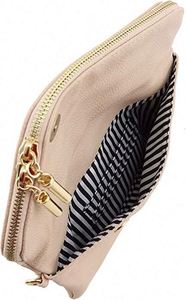 Free Sample 2023 New Designer <b>Purse</b> Fashion Beige Leather Travel Portable Handbag for Women - Product Image 5