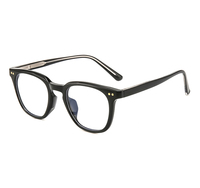 Lunettes anti-lumière bleue de haute qualité unisexes, monture carrée TR90, gris transparent, montures de lunettes pour femmes, lunettes rétro pour hommes