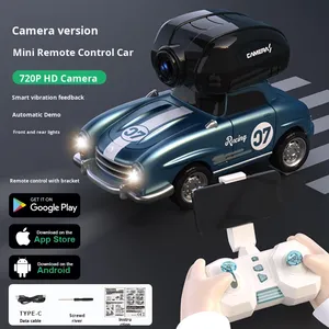 Mini Coche RC de Dibujos Animados de 4 Canales y 2.4G, Juguete para Niños, Coche Deportivo de Escalada con Tracción en las Cuatro Ruedas, Vehículo <span class=keywords><strong>Todoterreno</strong></span> con Control Remoto y Cámara - Product Image 5