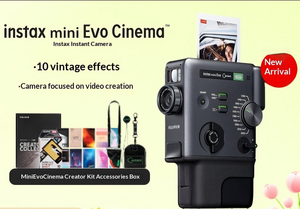 Appareil photo instantané Fujifilm <span class=keywords><strong>Instax</strong></span> <span class=keywords><strong>Mini</strong></span> <span class=keywords><strong>Evo</strong></span> Cinema, enregistrement photo et vidéo, impression, étanche, antichoc, vidéo HD 1080p, 7,1x-16x - Product Image 2