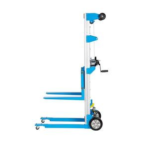 스트래들 레그 STD-181 알루미늄 공중 작업 플랫폼 트롤리 덕트 용량 수동 재료 리프터 - Product Image 4