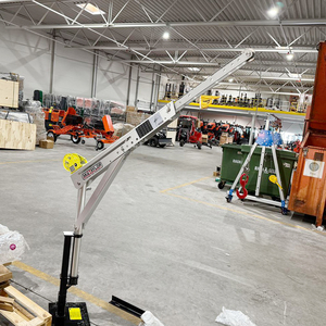 Xách tay hướng dẫn sử dụng gấp <span class=keywords><strong>mini</strong></span> JIB <span class=keywords><strong>Crane</strong></span> bánh mang thành phần-Hợp kim nhôm cho ban công sử dụng thuyền hoạt động xe gắn - Product Image 3