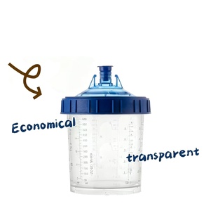 ถ้วยผสมสีพลาสติกแบบประหยัด ขนาด 400 มล. 650 มล. ระบบถ้วยสี <span class=keywords><strong>TPS</strong></span> 1.0 ถ้วยพ่นสี PPS - Product Image 1