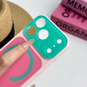 Coque de téléphone magnétique mate tendance pour iPhone 17 11 12 13 14 15 16 Pro Max 17 Air avec bouton tactile pour appareil photo, antichoc, coque rigide - Product Image 6