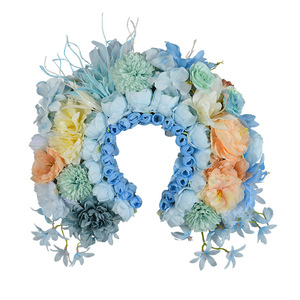 Diadema con Flores de Seda de 40cm de Ancho, Marca Dongchen Crafts, Modelo Y03, Accesorios para Fotografía de Bodas - Product Image 5