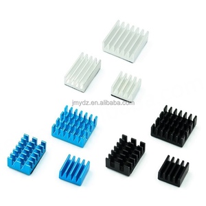 ฮีทซิงค์สีอะโนไดซ์สำหรับ Raspberry Pi 4B รุ่นที่ 4 พร้อมแผ่นกาวด้านหลังสำหรับระบายความร้อนเมนบอร์ดและไอซี - Product Image 1