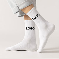 Maquette gratuite, chaussettes personnalisées de haute qualité, chaussettes OEM avec logo personnalisé, chaussettes pour hommes, chaussettes de sport colorées en coton unisexe, chaussettes de sport personnelles, chaussettes de tennis