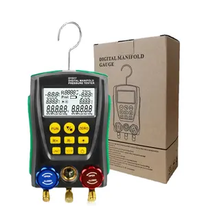 جهاز قياس الضغط DUOYI DY517 جهاز قياس رقمي متعدد الطوابق لقياس ضغط ودرجة حرارة جهاز قياس التبريد R410A