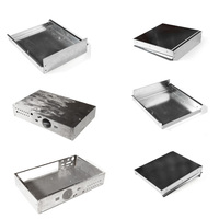 Custom Shaped Electronic Enclosure Precision Instrument Metal Housing Mounting Bracket Sheet Metal Fabricated Parts