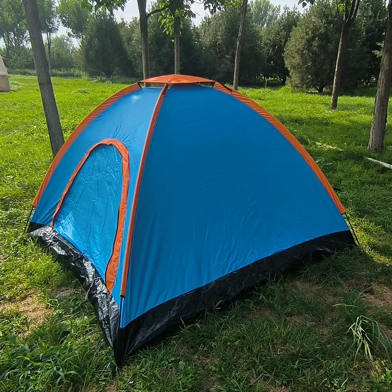 Twroad Outdoor Handleiding 2-4 Personen Strand Grote Ruimte Opvouwbare Camping Dubbel Kamp Tent