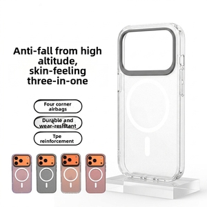 Étui de protection magnétique transparent en TPU pour 17 Pro Max/16/15, ne jaunit pas, accessoires de téléphone portable pressés à chaud - Product Image 6
