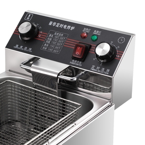 Pas cher Fabriqué en Chine Fonctionnement <span class=keywords><strong>semi</strong></span>-automatique Multifonction Pratique Double Couche Sécurité <span class=keywords><strong>Friteuse</strong></span> commerciale - Product Image 2