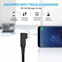 Cable USB 3.1 Tipo C de 2 Metros, en Tendencia, con Conector de 90 Grados, Transferencia de Datos de 10 Gbps, Carga Rápida de 240 W, 48 V, 5 A, Cable de Vídeo 8K OEM VR Link