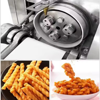 Machine automatique d'extrusion d'aliments torsadés pour la fabrication de collations à la farine de blé sucrée croustillante Torsadée pour grosse pâte à tresser