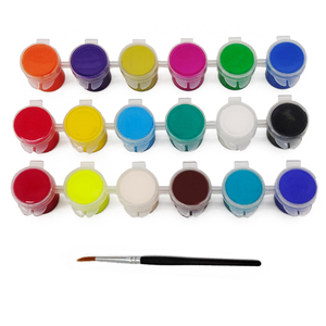 Vollständig Anpassbares <span class=keywords><strong>Wingart</strong></span> Hochwertiges 4,5ml Acrylfarben-Set 18 Töpfe mit Feinem Pinsel auf Blisterverpackung für Kunstbedarf - Product Image 4