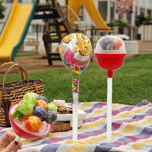 Großhandel Süßigkeiten mit Eigenmarke: Beliebter Riesen-Toilettenstopper-Lutscher als Spielzeug mit Süßem Fruchtgeschmack, ODM - Product Image 1