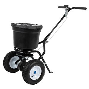Épandeur de semences et d'engrais robuste TC2412 23L, à pousser, avec roues pneumatiques 3.50-6, pour jardin et sel - Product Image 1