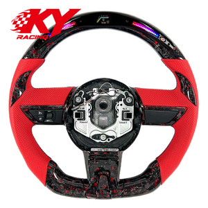 Volante Deportivo Personalizado de Fibra de Carbono con LED RPM para Chevrolet Camaro SS LS 2LT RS ZL1 Copo 2010 2011, Accesorios Interiores para Auto - Product Image 1