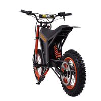 Moto tout-terrain électrique 48V 3000W, vitesse 55 km/h, frein à disque avant 14 pouces, arrière 12 pouces, conduite sur terrain accidenté