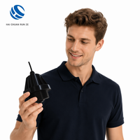 Capteur de niveau d'eau radar 80 GHz en plastique compact, faible consommation, stable, précision de 2 mm, de 0 à 20 m, pour la surveillance des inondations des lacs et des canalisations