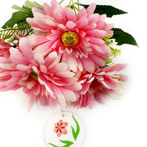 Ramo de Flores Artificiales Crisantemo Arreglo Floral Funerario de Seda <span class=keywords><strong>para</strong></span> Decoración de Tumbas y Cementerios - Product Image 5