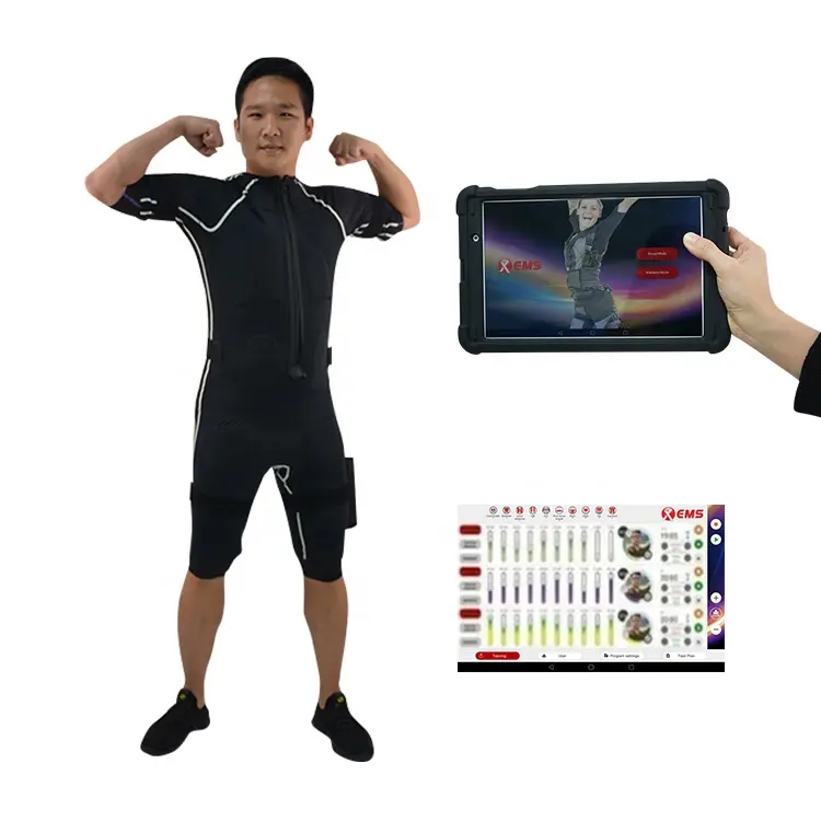 Electric Muscle Stimulator EmsジムフィットネスウエアXemsトレーニングスーツ